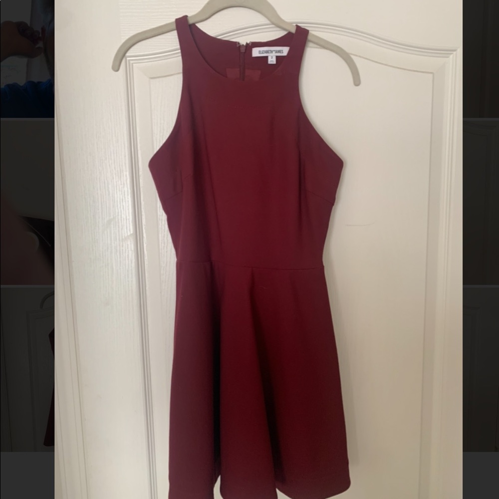 Elizabeth and James Fit and Flare Dress Si…